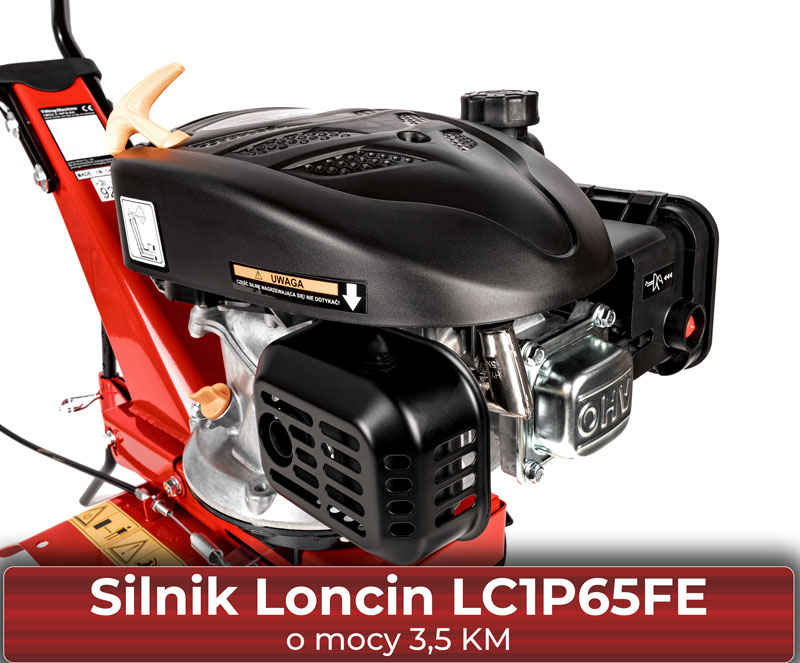 Silnik Loncin LC1P65FE w glebogryzarce Loncin 360a